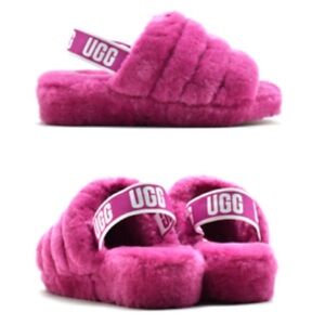 UGG Fluff Yeah Purple Slide